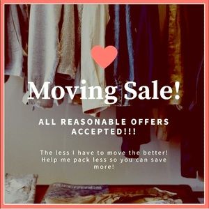 Moving sale